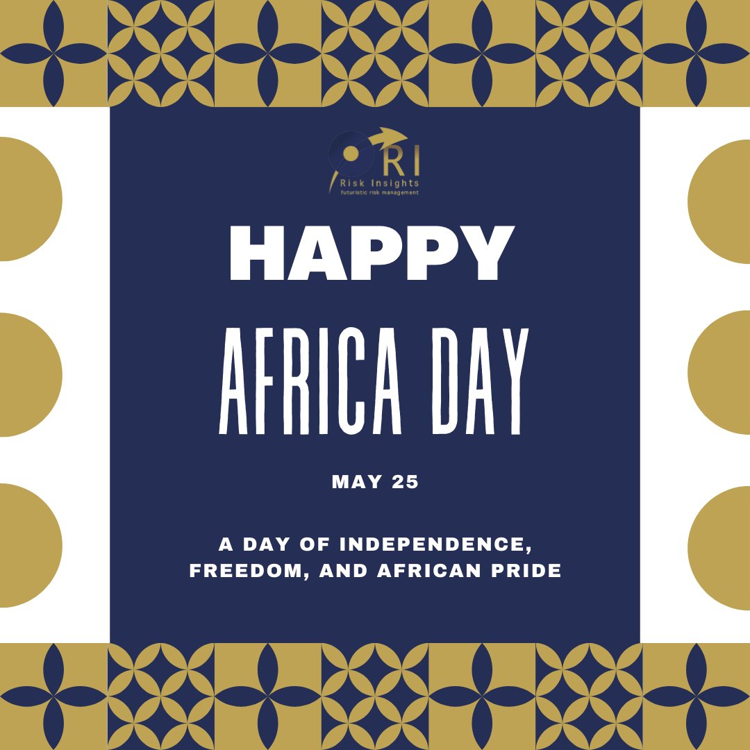 esggps's tweet image. On May 25th, we joined millions across the continent in celebrating Africa Day, a momentous occasion that commemorates the founding of the African Union and honors the rich cultural heritage, diversity, and potential of Africa. 

#AfricaDay #AfricaUnite #RiskInsights #ESG