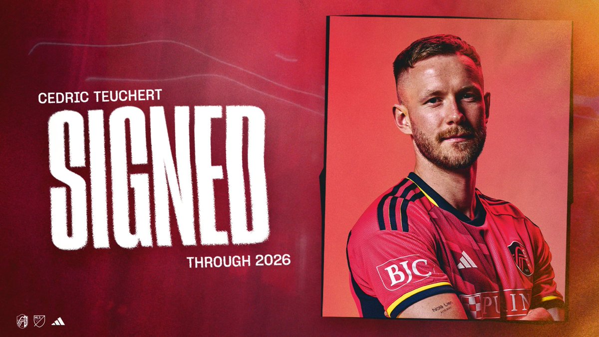 DONE DEAL: Cedric Teuchert ▶️ @STLCitySC ✅
 
✍🏻 #StLouisCITYSC signed Cedric Teuchert to a two-year deal through June 2026 with a club option for the remainder of 2026. #Teuchert will occupy an international roster spot and have a contract designation of a TAM player.