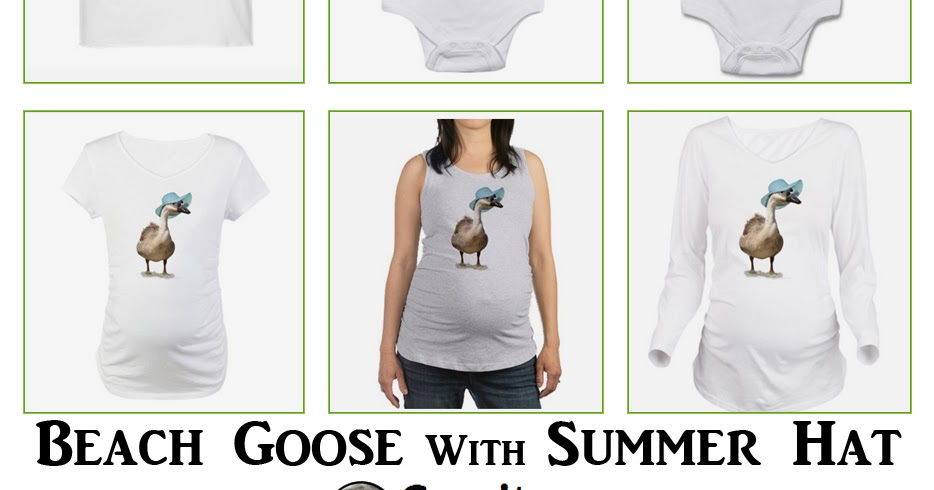Silly Beach Goose with Summer Hat - Baby Wear & Maternity at Cafepress dlvr.it/T7VnBx