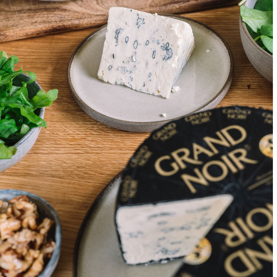 Grand Noir is a distinctive masterpiece of blue cheese with its black wax mantle.  It has an incredibly silky and creamy texture with a delicately spicy character.

#Grandnoir #bluecheese #cheeselover #cheese #cheeseboard #instafood #foodie #Bavariancheese