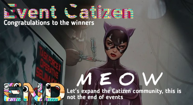 CatizenAI's tweet photo. Catizen Short Video Event comes to the end! 😺

We received lots of cute kitty videos related to Catizen, and every works  are so good that it’s hard to choose!🥲
With the help of community moderators, we selected 100 lucky winners:
https://t.co/EndmD4UQYO

🎁 Line 2-29 can get 10 TON each, and Line 31-101 will get 5,000 Fish Coin each!🚀

🔔 For TON winners, Catizen community moderator will collect your TON address to distribute, and all rewards will be distributed in one week☑️
Thank you all for meow's enthusiasm! Looking forward to Catizen next event!🔥

#TON #Mantle #Catizen