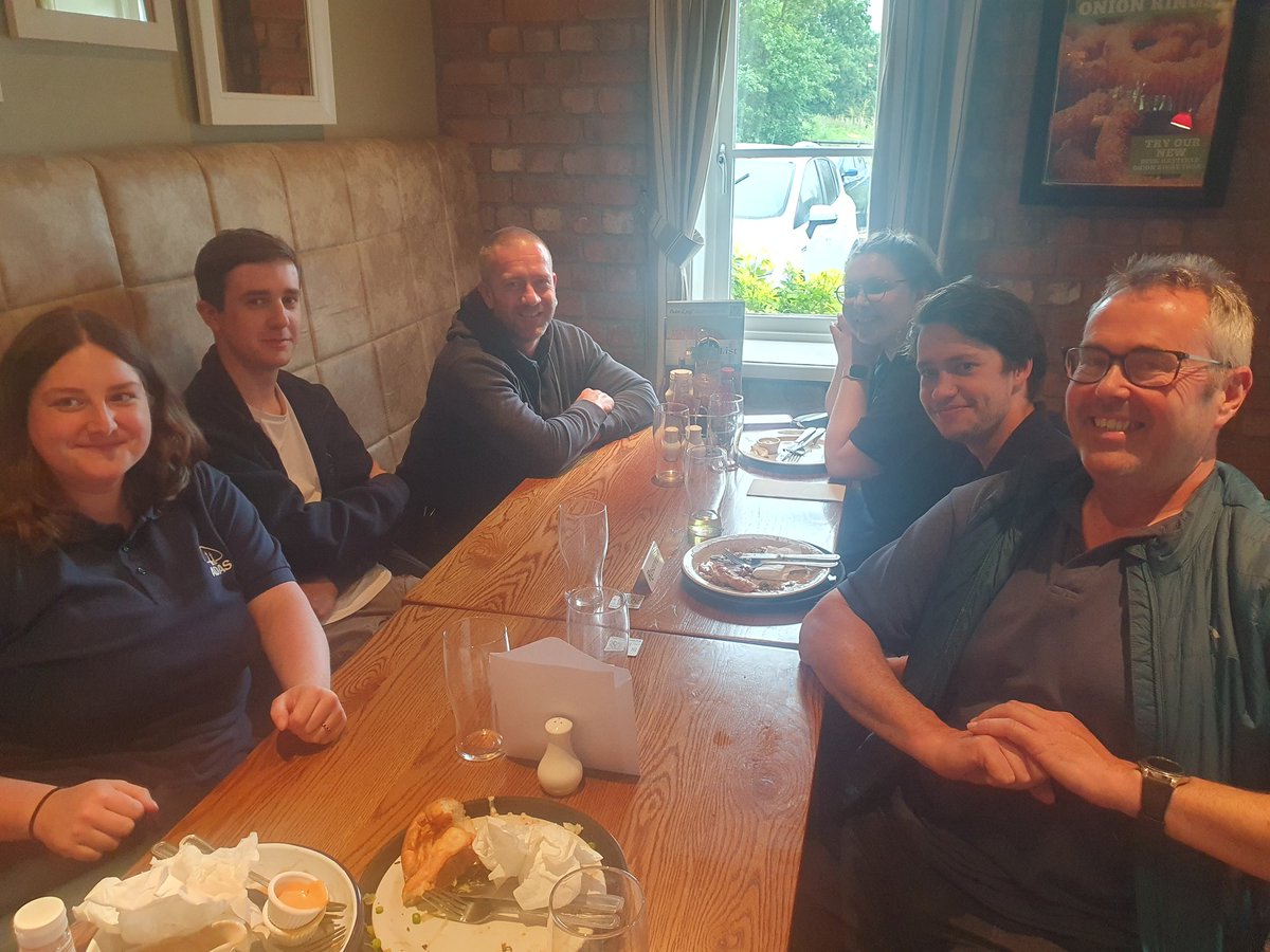 ADAS Gleadthorpe (@adasgleadthorpe) on Twitter photo Field team lunch trip to say adieu to <a href="/Morriswise/">Michael Morris</a>. Good Luck Mike you'll be missed by us all.
📷 Joseph who was determined to be photographer Field team lunch trip to say adieu to <a href="/Morriswise/">Michael Morris</a>. Good Luck Mike you'll be missed by us all.
📷 Joseph who was determined to be photographer