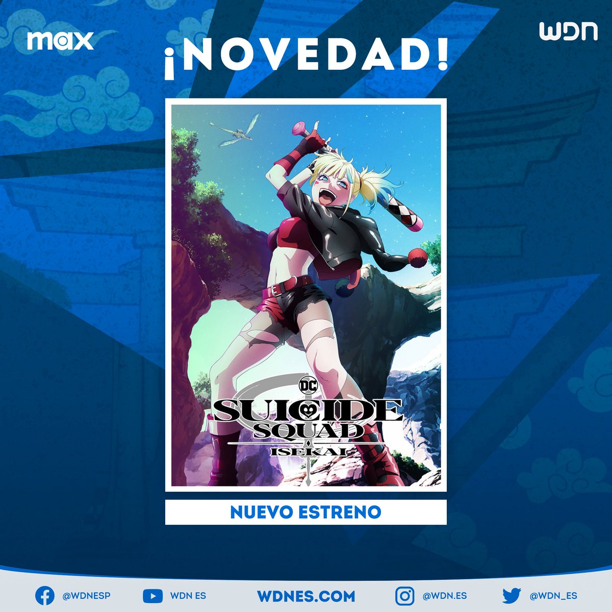 📺 | Anime
El anime 'Suicide Squad Isekai' se estrenará de forma exclusiva en occidente mediante Max según informa su contraparte europea. Se desconoce si la serie llegará de igual manera en Adult Swim para nuestro territorio. #SuicideSquadIsekai #Anime #SuicideSquad