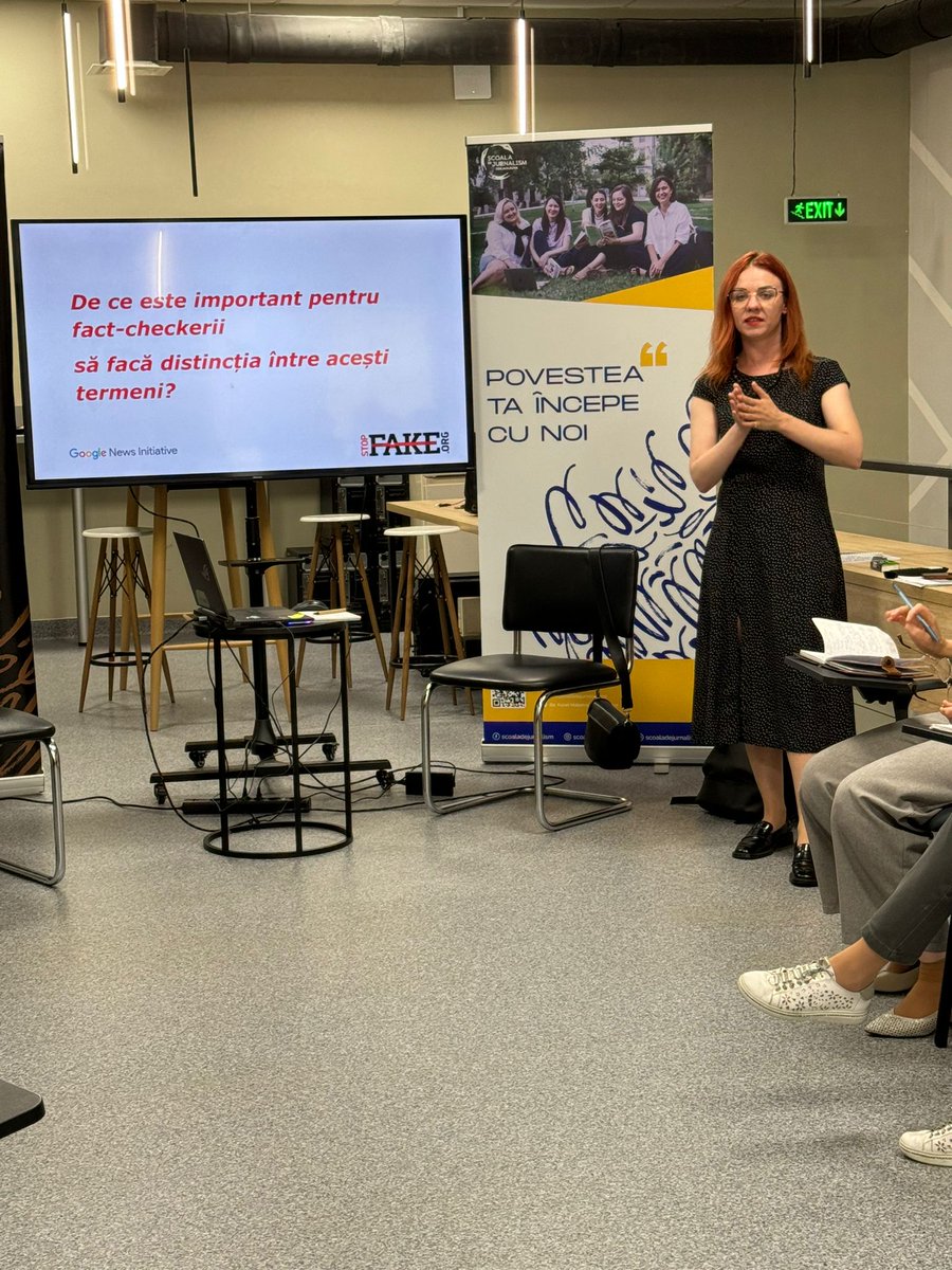 StopFake_EDU's tweet photo. Today journalists, students and fact-checkers attended the first of two #StopFake seminar/workshops in #Chisinau.

The #Moldova School of Journalism was our host for the Romanian language event. Tomorrow it's in Russian. https://t.co/B2O5FONZEl