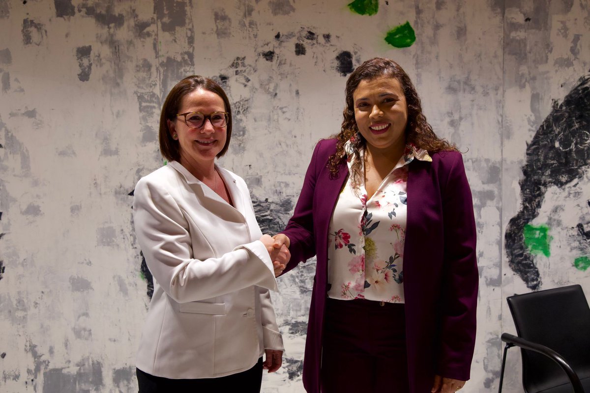 Great meeting with Janine Tatiana Santos Lélis, Minister of Defence of Cabo Verde. Luxembourg & Cabo Verde are longstanding partners. We discussed Cabo Verde's defence challenges, particularly maritime security, and past and future defence cooperation between both our countries.