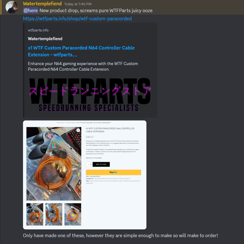 New product drop straight out of nowhere! #custom #n64 #n64controller Buy >>>>>>> wtfparts.info/shop/wtf-custo…