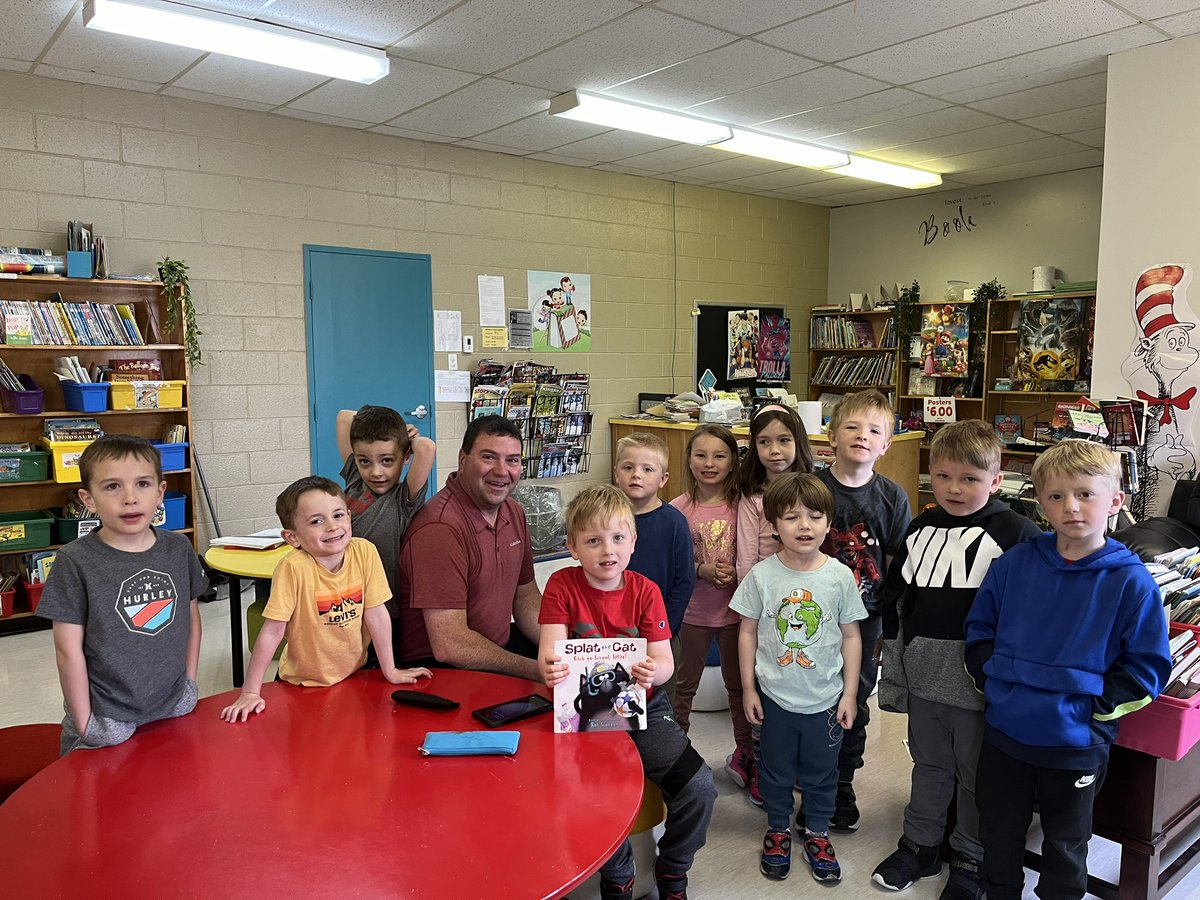Day 2 of Kindergarten Celebrations: Guest book reading, a surprise visitor🐦 and a visit to the Fire Hall/Ambulance 🚒🚑 <a href="/Seahawks2407/">St. Joseph's Elementary</a> <a href="/NLSchoolsCA/">NLSchools</a>