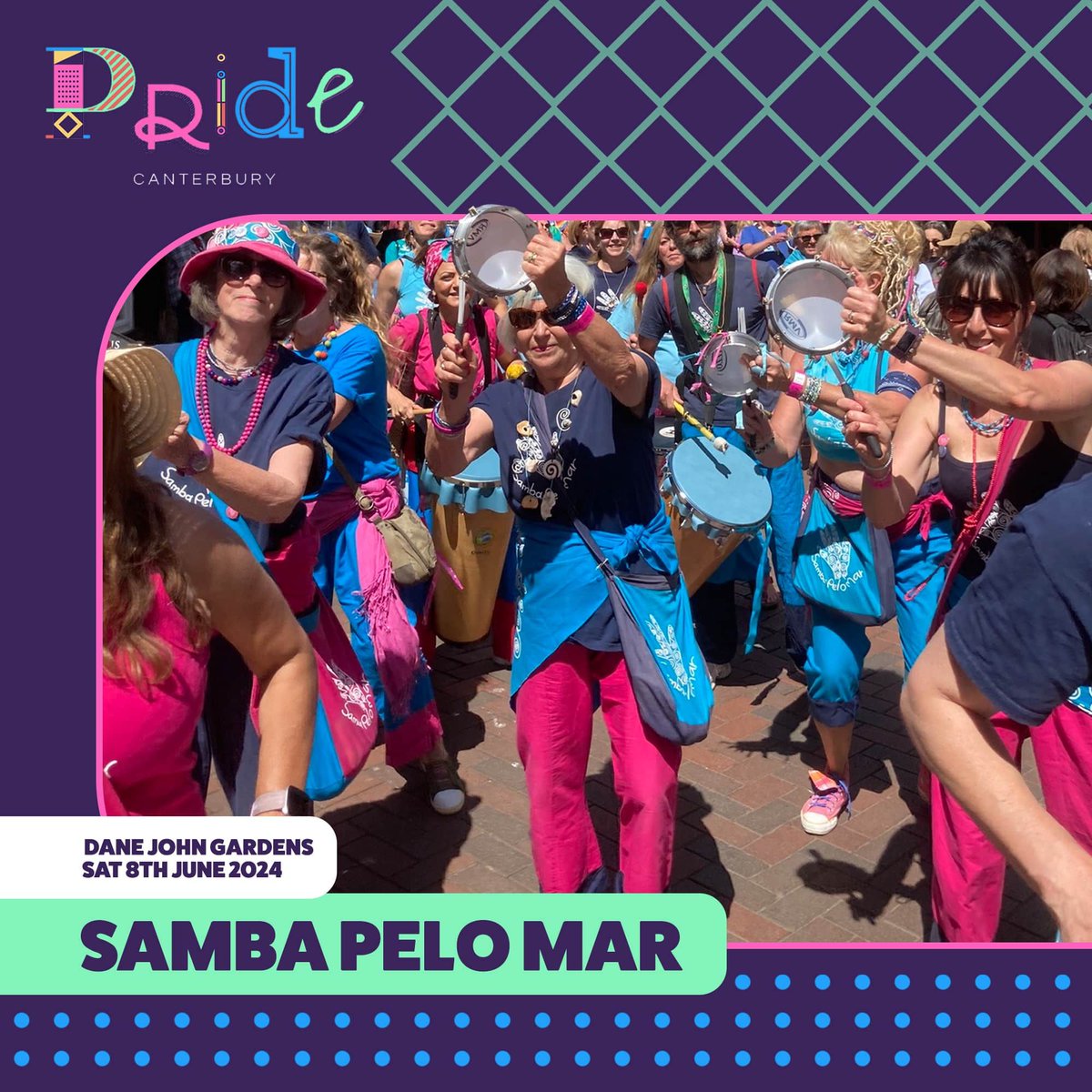 we love our Samba crew 🥰 make sure you catch them in the Dane John Gardens adding nothing but good vibes 🤩 🌈 @SambaPeloMar