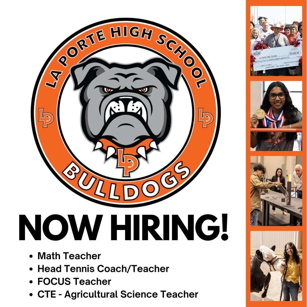 La Porte ISD Human Resources tweet media