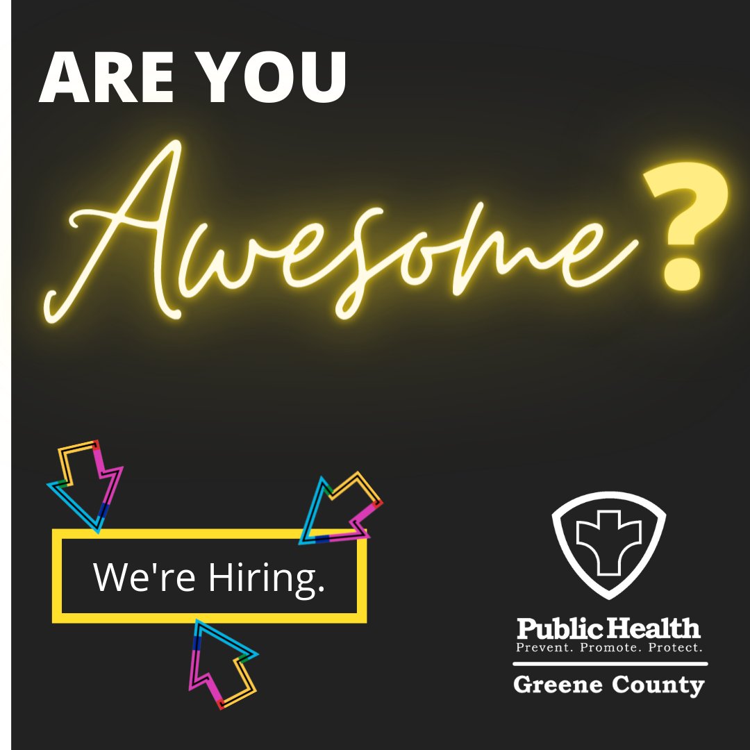 We have a few positions that remain open: a Health Educator, a Newborn Home Visiting nurse, and a public health nurse for the Nurse Family Partnership program! Think you're qualified? Take a look: gcph.info/about/employme…. Apply today! #PublicHealth #GCPH