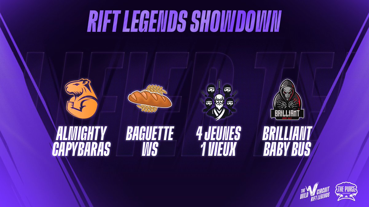 The #RiftLegends Spring Split finale is here!

🗓️ June 1-2
🏆 Top 4 teams of EMEA
💸 5,000€ on the line

Who will take it all? #WildRift