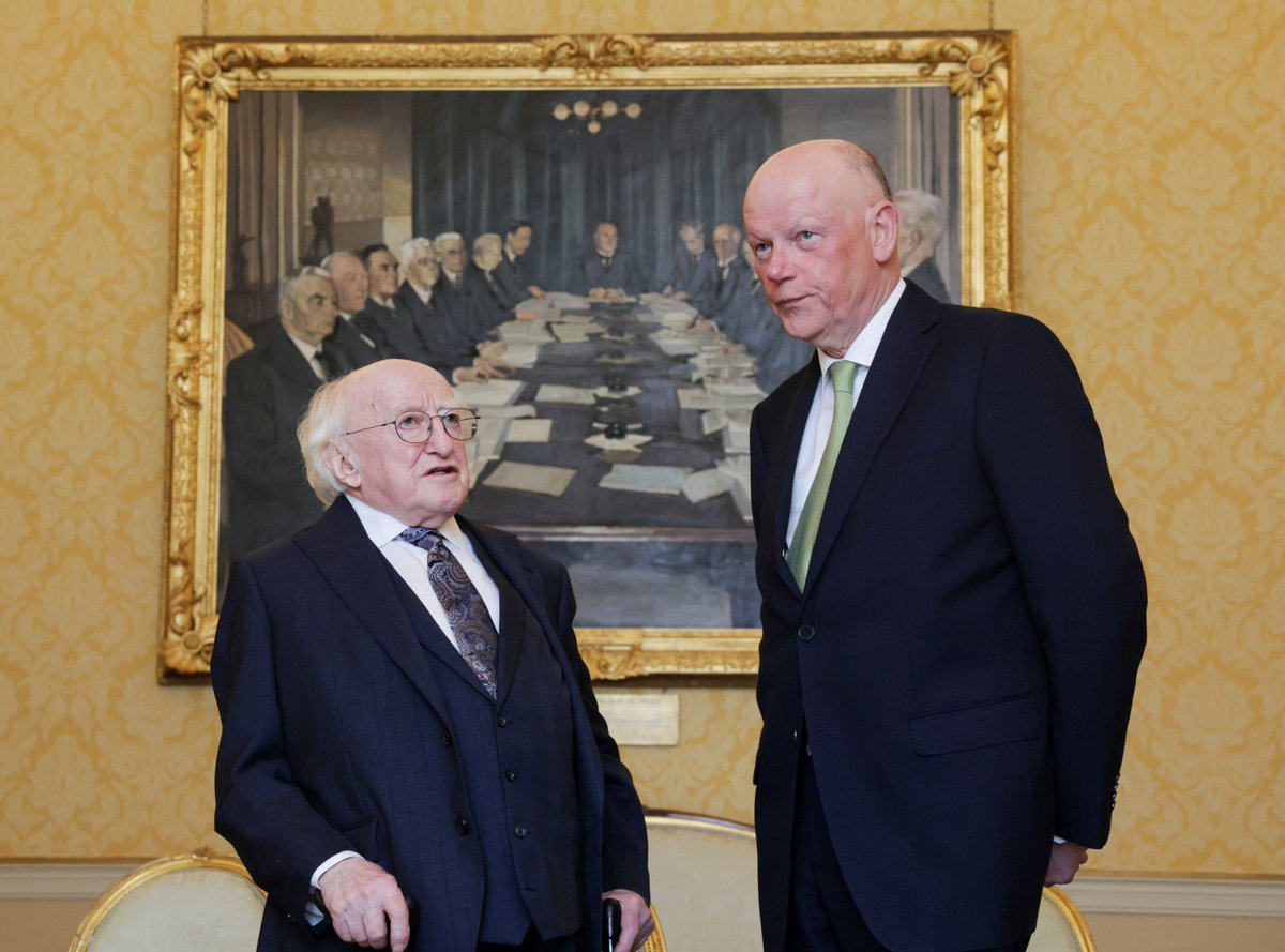 President of Ireland tweet media