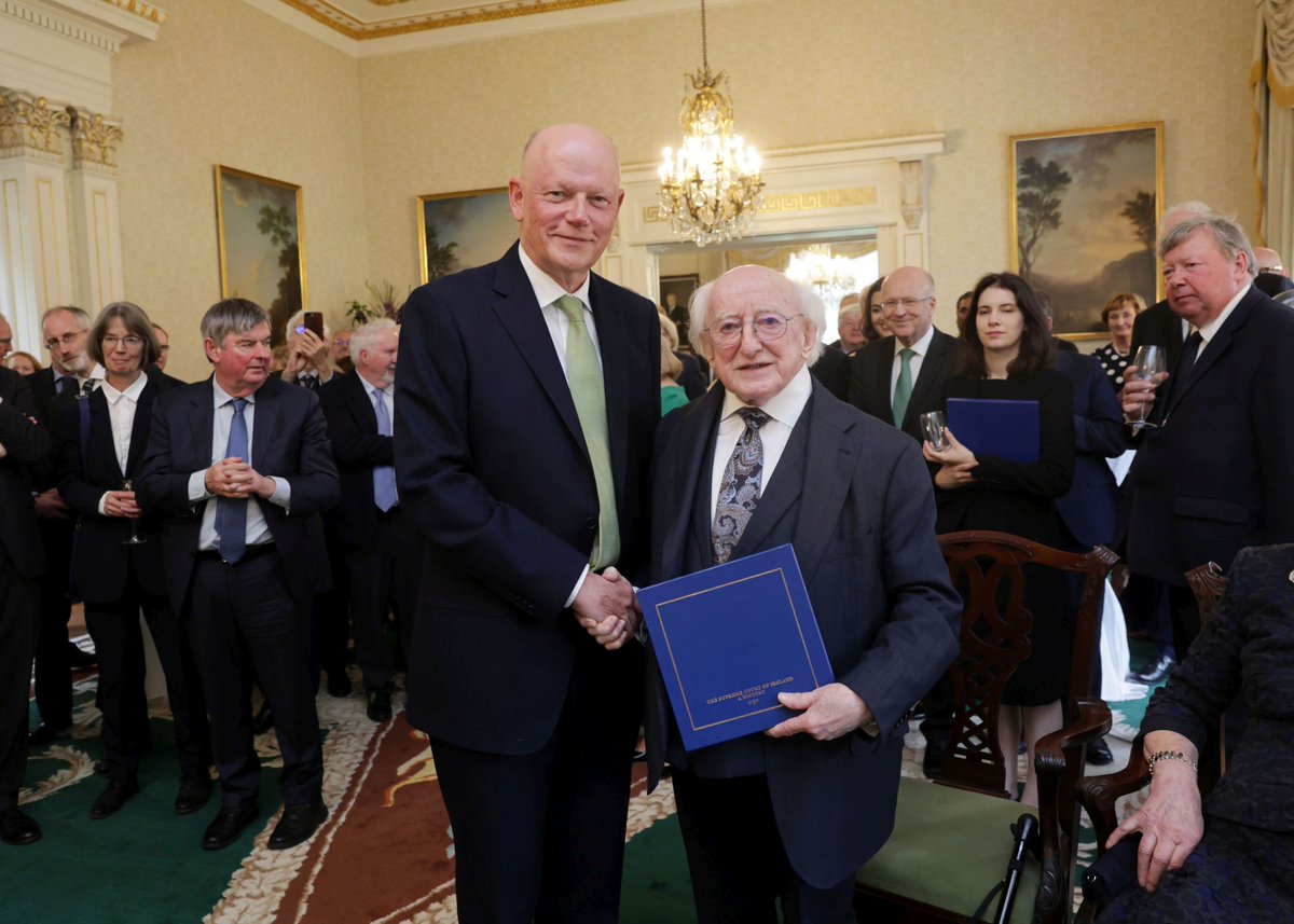 President of Ireland tweet media