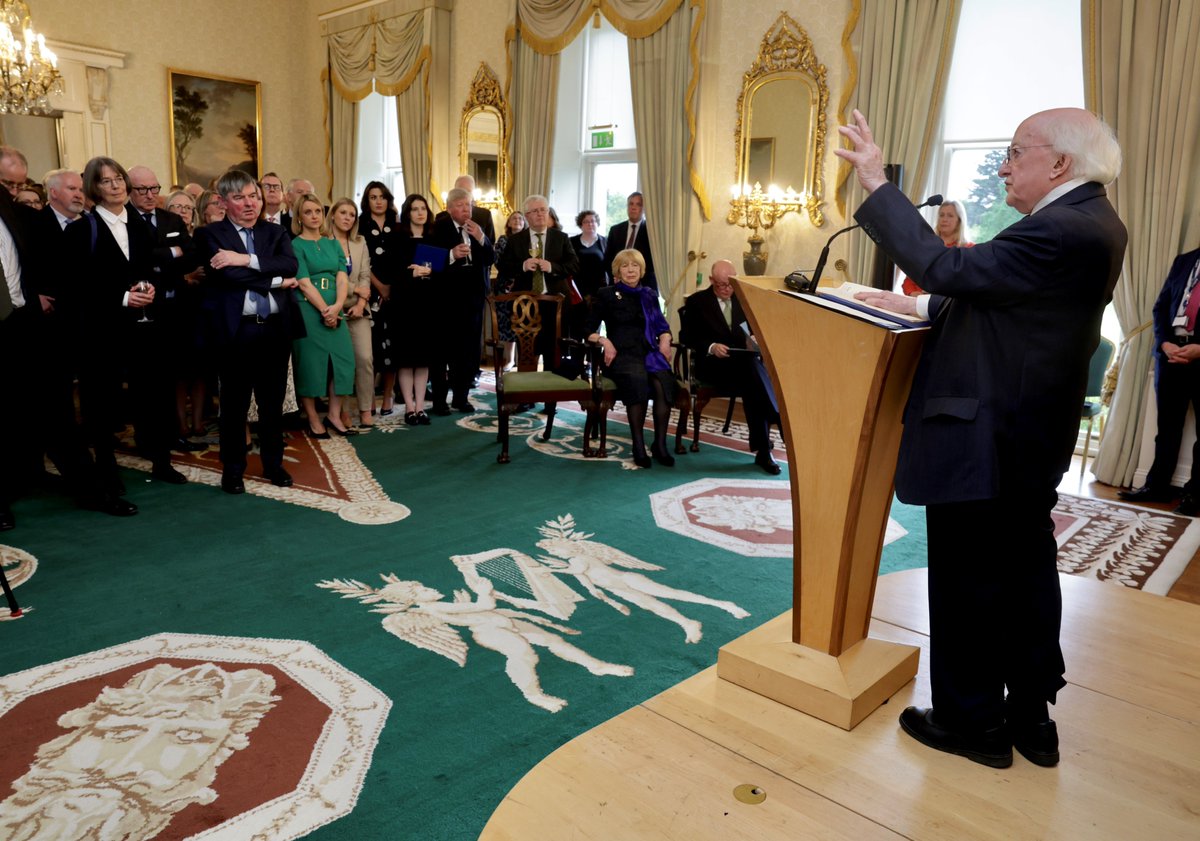 President of Ireland tweet media