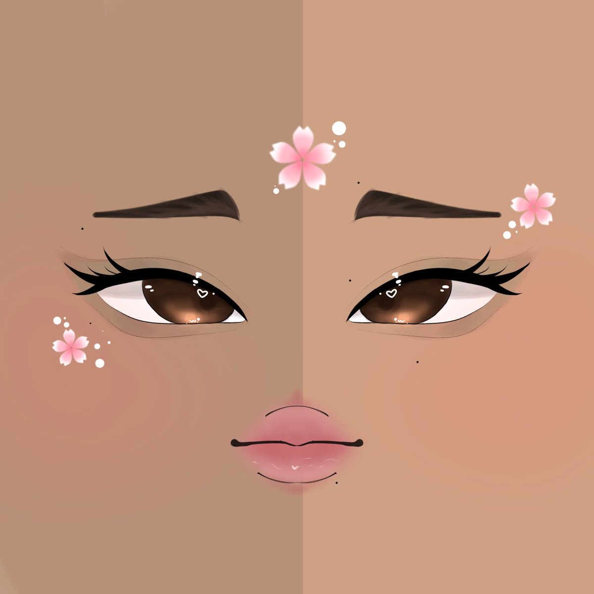 Any dress up games that wants some cute faces I made recently :3