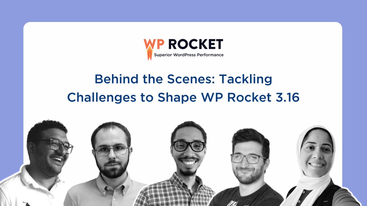 wp_rocket's tweet photo. 🧵1/6

Our Engineering team is thrilled to announce the launch of WP Rocket 3.16!
🚧 After months of hard work, we're diving into some behind-the-scenes insights from our development journey. https://t.co/UfTcqcR0Uk