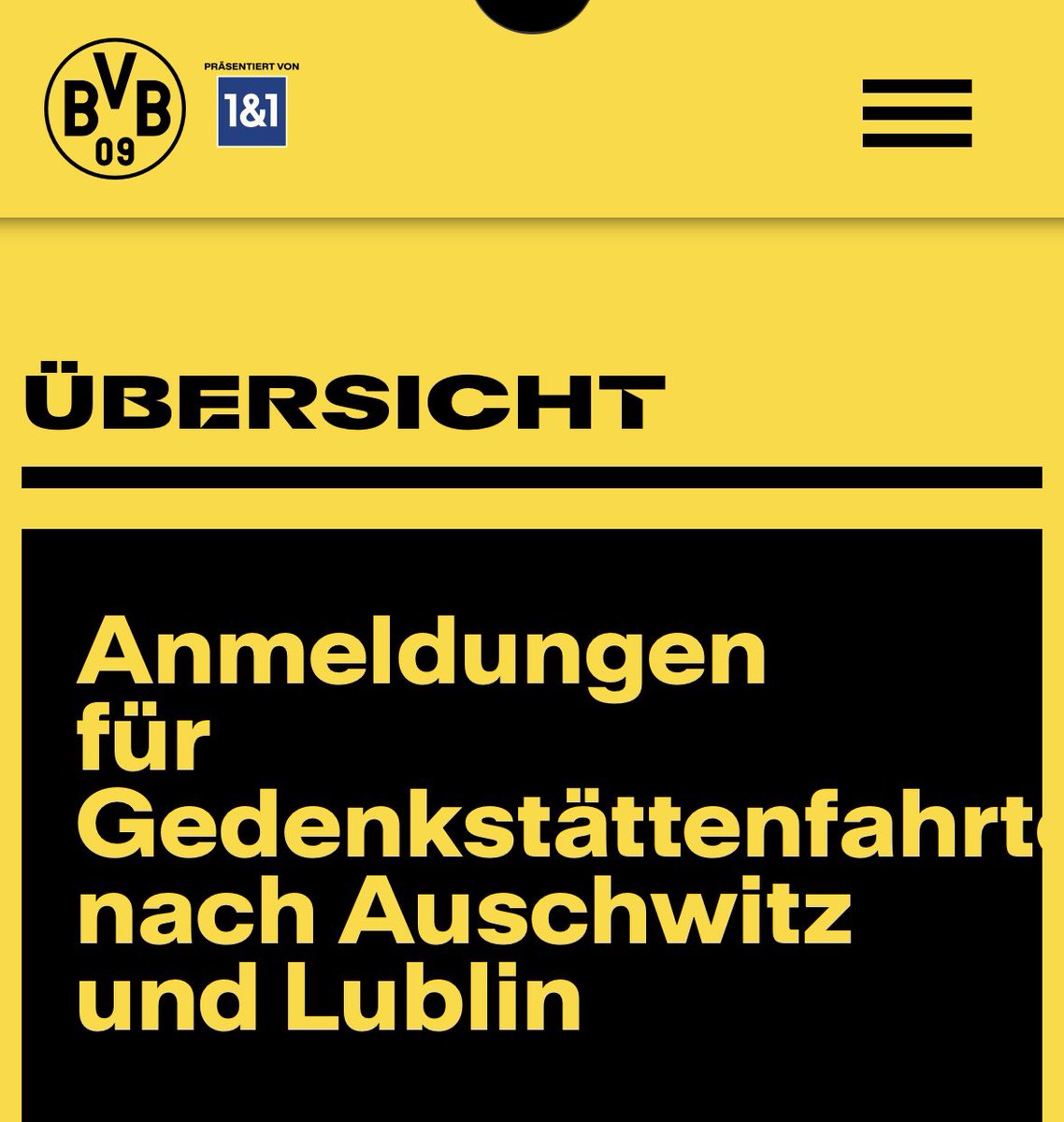 Kann man Gedenkstättenfahrten nach Lublin und Auschwitz anbieten und dann stolz einen Sponsor präsentieren, der die Waffen für Hitlers Vernichtungskrieg lieferte und sich bis heute um eine substantielle Aufarbeitung seiner Rolle in der Nazizeit herumdrückt?