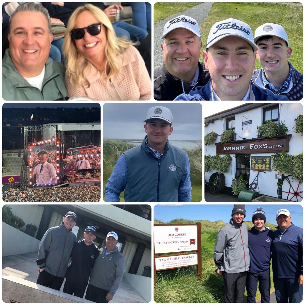 Last week the lovely Yoder family enjoyed a wonderful taste of Ireland with a fabulous mix of sightseeing and links golf. 

On their sightseeing tour of Ireland they took in:

The Cliffs of Moher ✅
The Aran Islands ✅
Bunratty Castle ✅
The Guinness Storehouse ✅
Johnnie Foxes