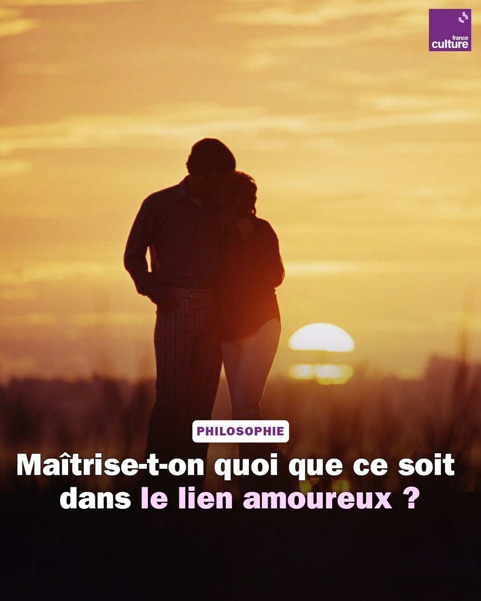 L’amour nous 'tomberait dessus' sans prévenir. Or, on ne tombe pas amoureux de n’importe qui, n’importe comment et n’importe quand... ➡️ l.franceculture.fr/VJ0