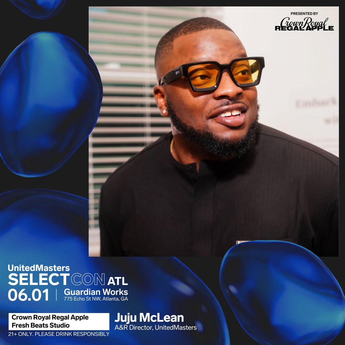 unitedmasters's tweet photo. In less than one week, we're making our mark in Atlanta! #SwipeLeft to see which music industry experts will be in the building + dropping gems during our panel discussions. 

Grab your tickets for #SelectCon on Sat. June 1st: https://t.co/vYrZhOPyl2 https://t.co/L0uZyCUzLh