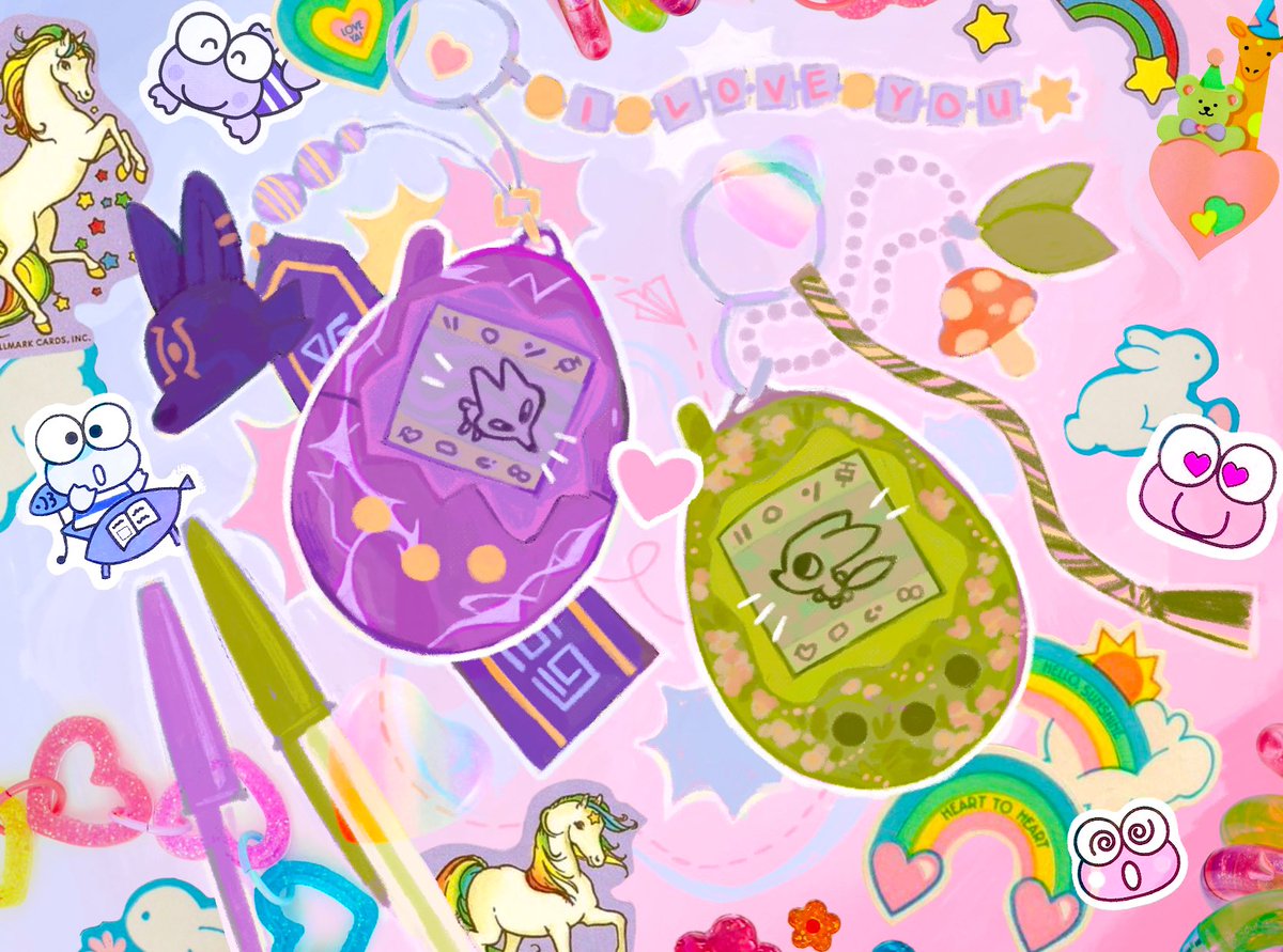 tamagotchi connection lovers ⚡️💕 #cynonari