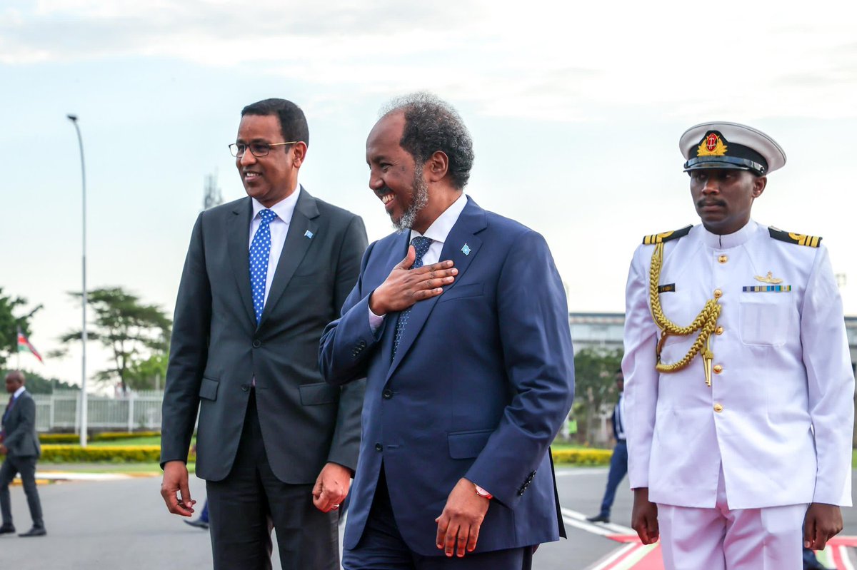 President @HassanSMohamud arrives in Nairobi, Kenya, to join other African leaders ahead of the Annual Meetings of the African Development Bank Group. Africa’s socioeconomic transformation will be at the top of the agenda to fast-track its inclusive and sustainable development