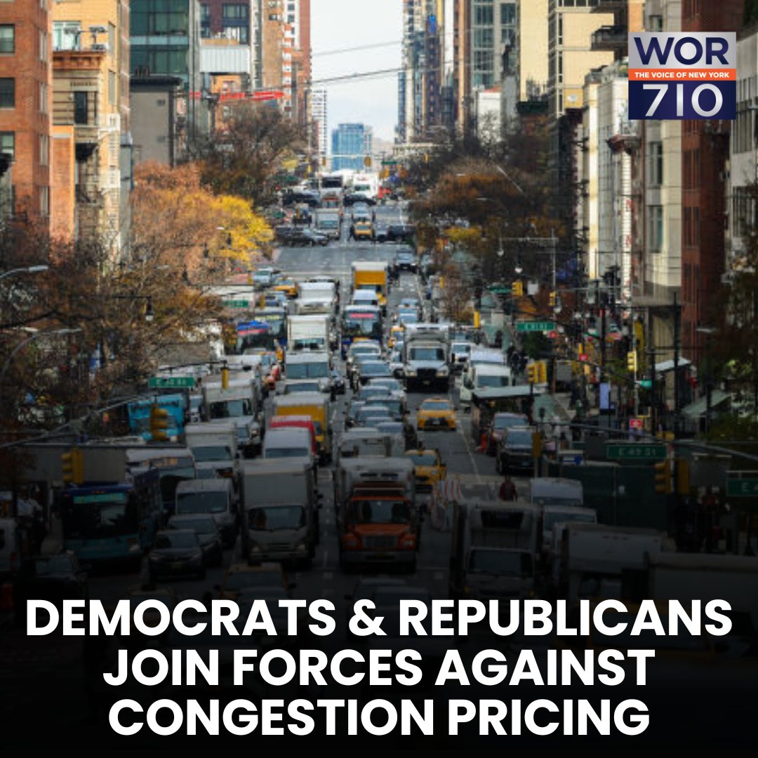 Len Berman and Michael Riedel talked with Rep. Josh Gottheimer (D-NJ) and Rep. Anthony D'Esposito (R-NY) about their bipartisan effort to take down the MTA's congestion pricing plan.

Full @iheartradio story here: instagram.com/p/C7hXw6nI5Nv/