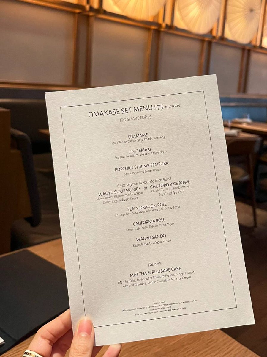 elmo51998's tweet photo. TAKA MARYLEBONE Restaurant is unique😋 https://t.co/BEtnhE0iLk
