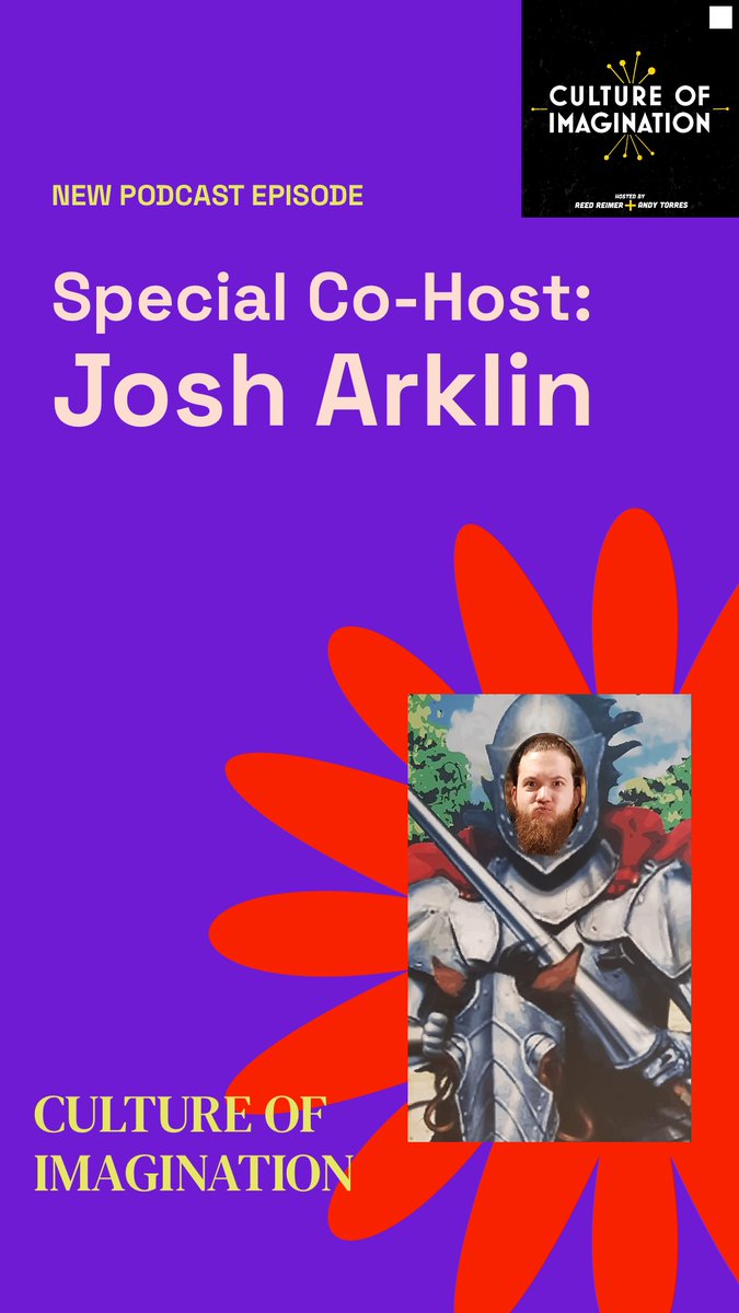 Come join Andy and <a href="/reimerpdx/">Reed is procrastinating</a> as they talk with <a href="/ArtofArklin/">Josh Arklin - Merry Marginalia Kickstarter Live!</a> about his #TTRPG WOAD, #comiccon and #lotr!!

#podcasts #popculture

podcasters.spotify.com/pod/show/cultu…