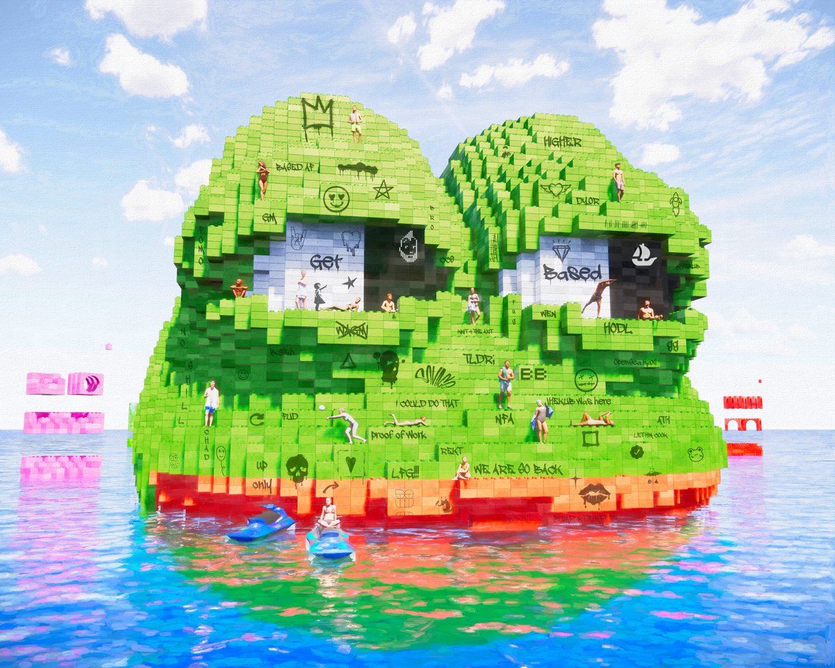 Over 700 mints thus far, extremely based. 🐸🙏🏻

There are number of references to past and present projects in the ‘Get Based’ artwork. Retweet to win RGB Punks and Building Blocks tokens, both projects on <a href="/base/">Base</a> 

Will raffle 10 winners at the end of the mint.