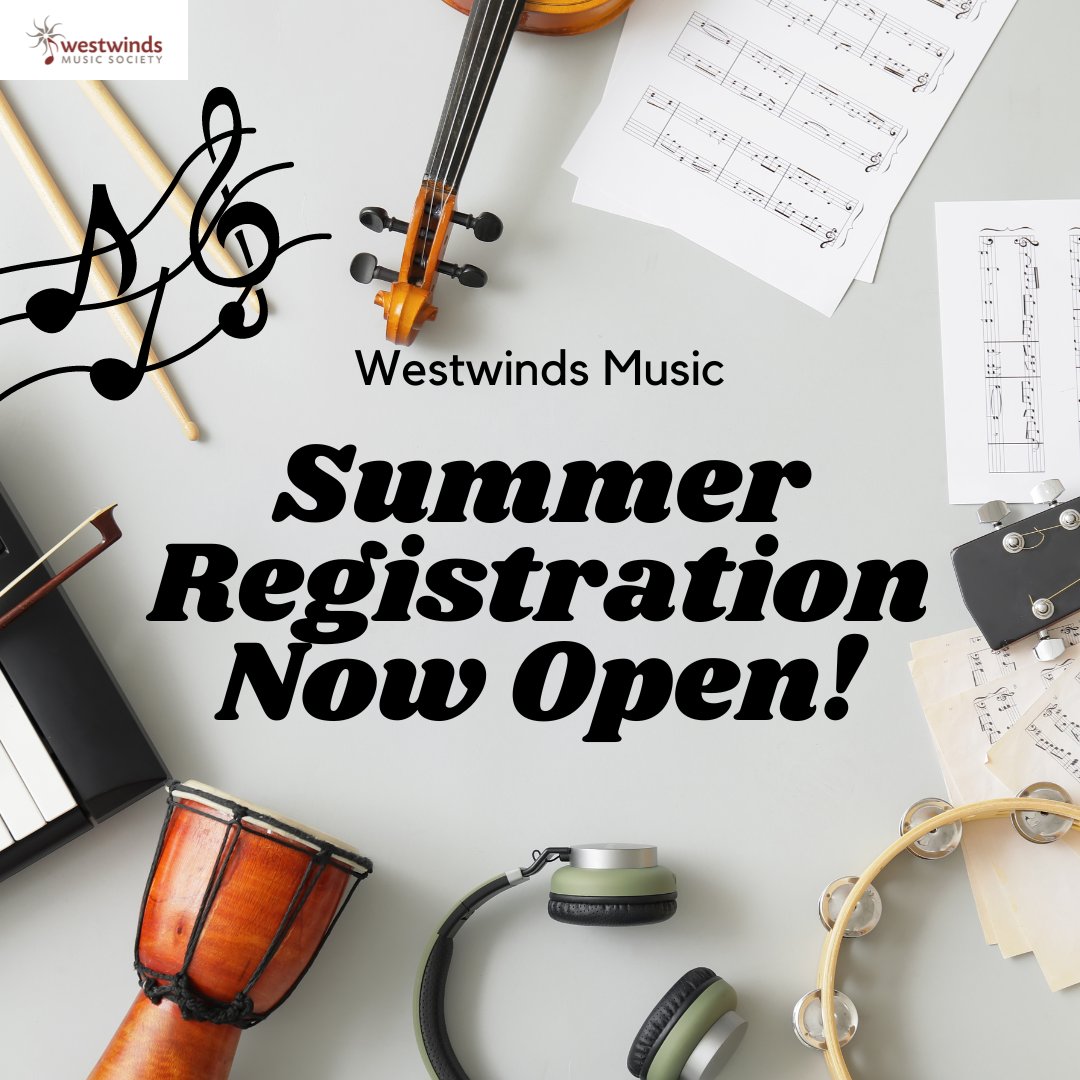 WestwindsMusic's tweet photo. Now's your chance to register for some summer time music making! Visit our website at https://t.co/P2lj5aPYmS to register for one of our three offerings.

#music #yyc #calgary #musiceducation #choir #jazz #concertband #summer #yycevents #calgaryevents https://t.co/ieZIBW9qay