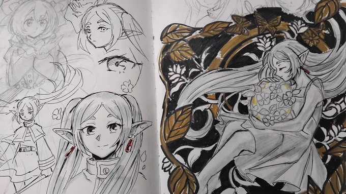 Some drawings I've done in my sketchbook recently  