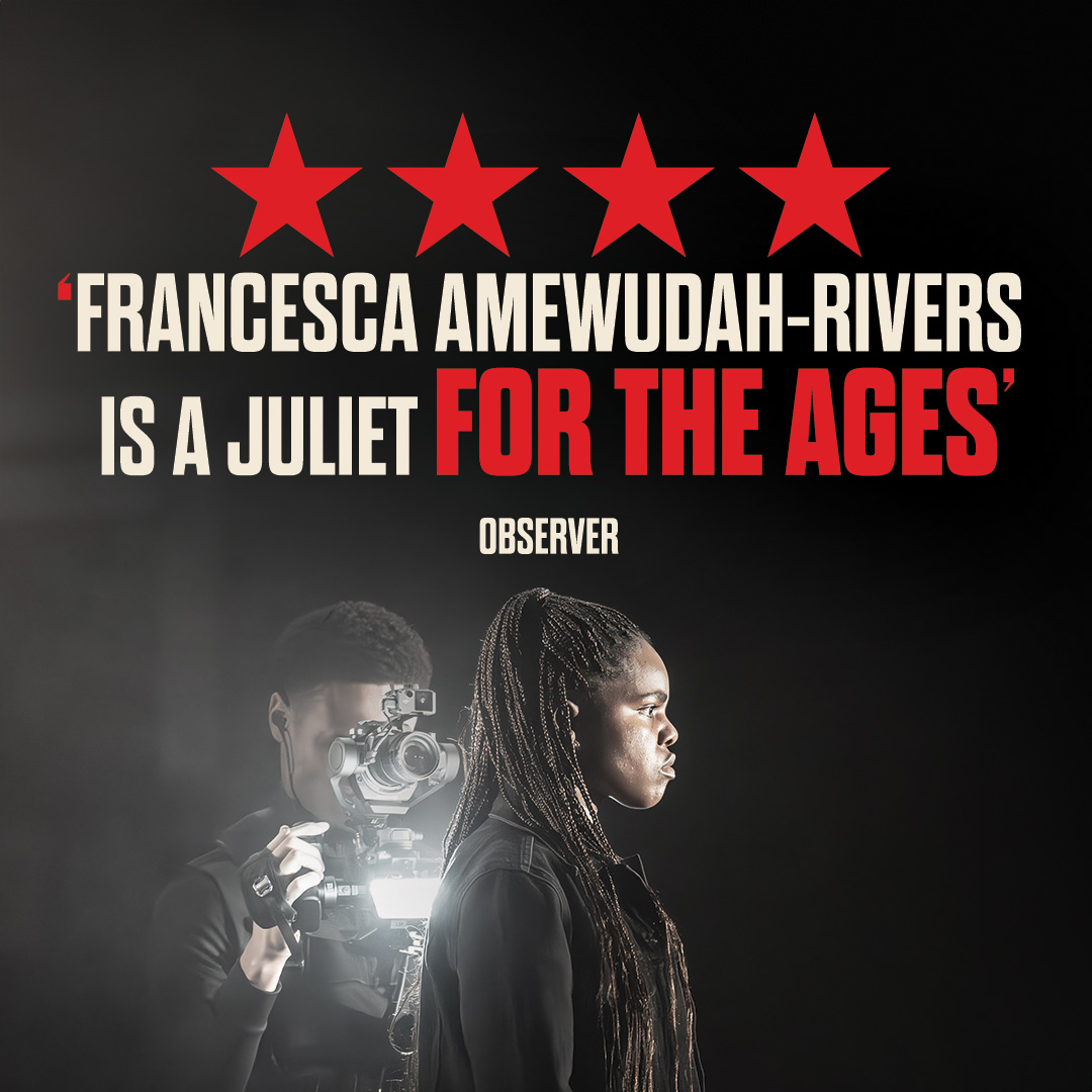 Francesca Amewudah-Rivers is Juliet. #RomeoJulietLDN