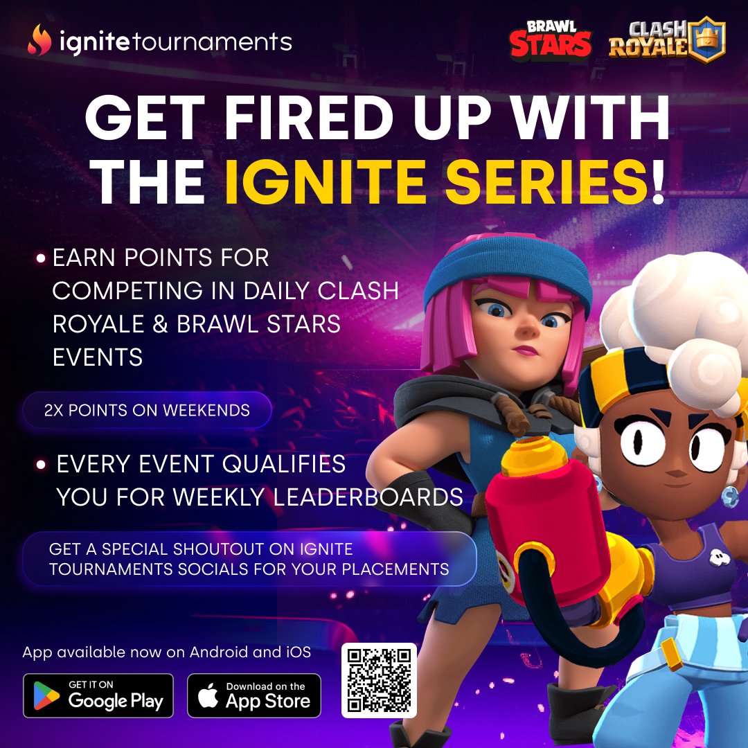igniteyourgames's tweet photo. The first season of the #IgniteSeries closes at the end of June!
Top players on each leaderboard will receive an invitation to an exclusive tournament with a huge prize pool 💸
Download the app to get registered and start earning points
🔗 https://t.co/XJskaByzEZ https://t.co/nhqbavUjpB