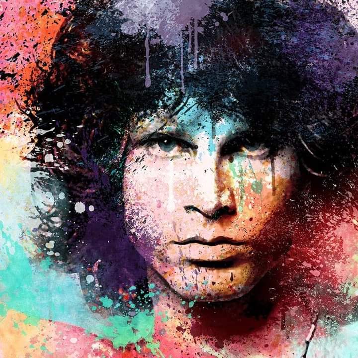 Jim Morrison Art 🎭..