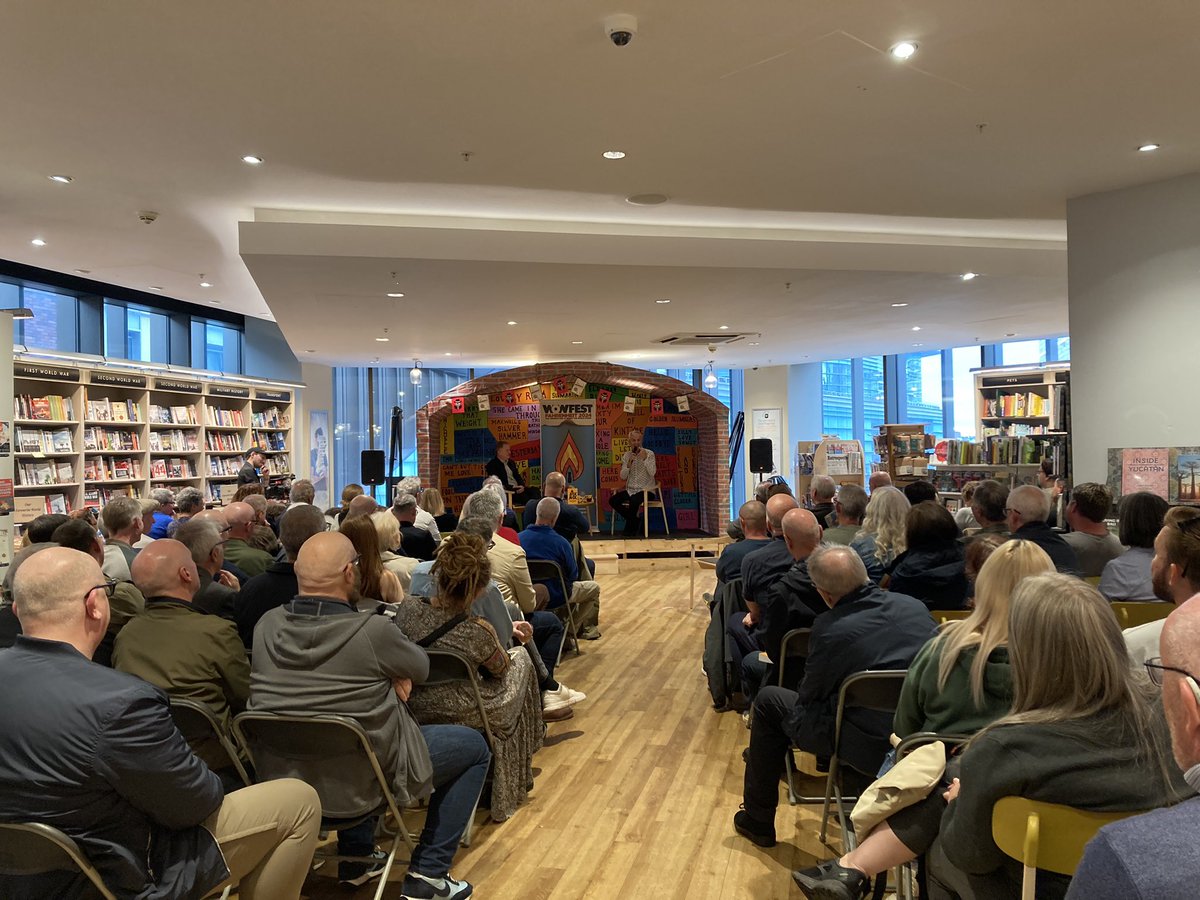Tonight’s we are at @WaterstonesLPL to celebrate the launch of @BrianReade’s debut satirical novel SICK MICK 🎉📖🎉 Available from writingonthewall.org.uk/shop, @AmazonUK and @Waterstones