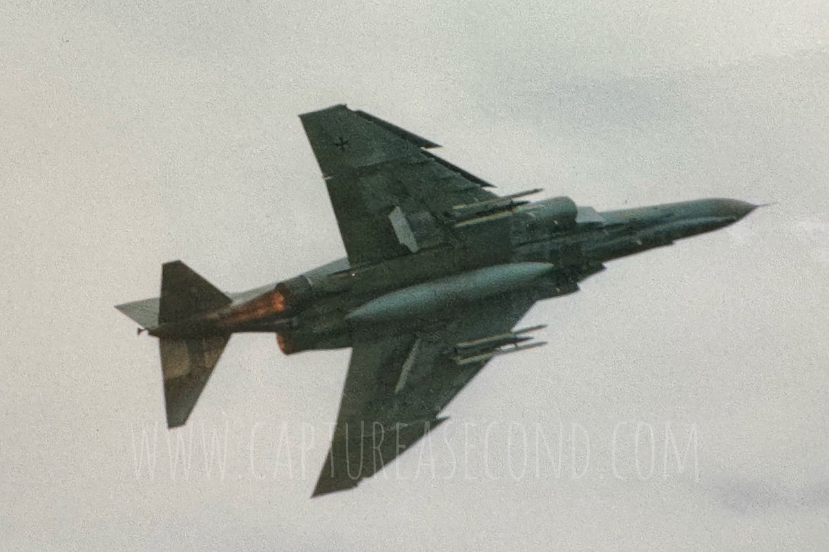 German F-4 Phantom. #German #luftwaffe #f4 #phantom #jet #aircraft #aeroplane #noordinaryjob #aviation #avgeek #captureasecond