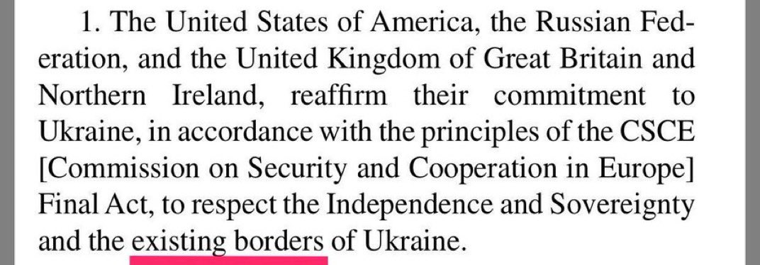 @historyinmemes Ukraine was world's #3 nuclear power in 1994. It gave up nukes in exchange for security guarantees from US, Russia, UK: Budapest Memorandum.