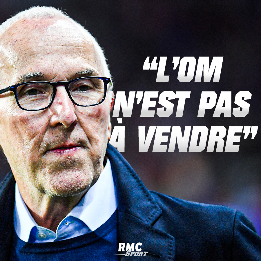 RMCsport's tweet photo. ❌ La nouvelle mise au point de McCourt sur la vente de l'OM : 

🗣 "La question de la vente de l’OM devient absurde. J’y réponds depuis huit ans. Le club n’est pas à vendre. J'aime l'OM."

https://t.co/8vh1HBJddX https://t.co/PQtkLrmboD