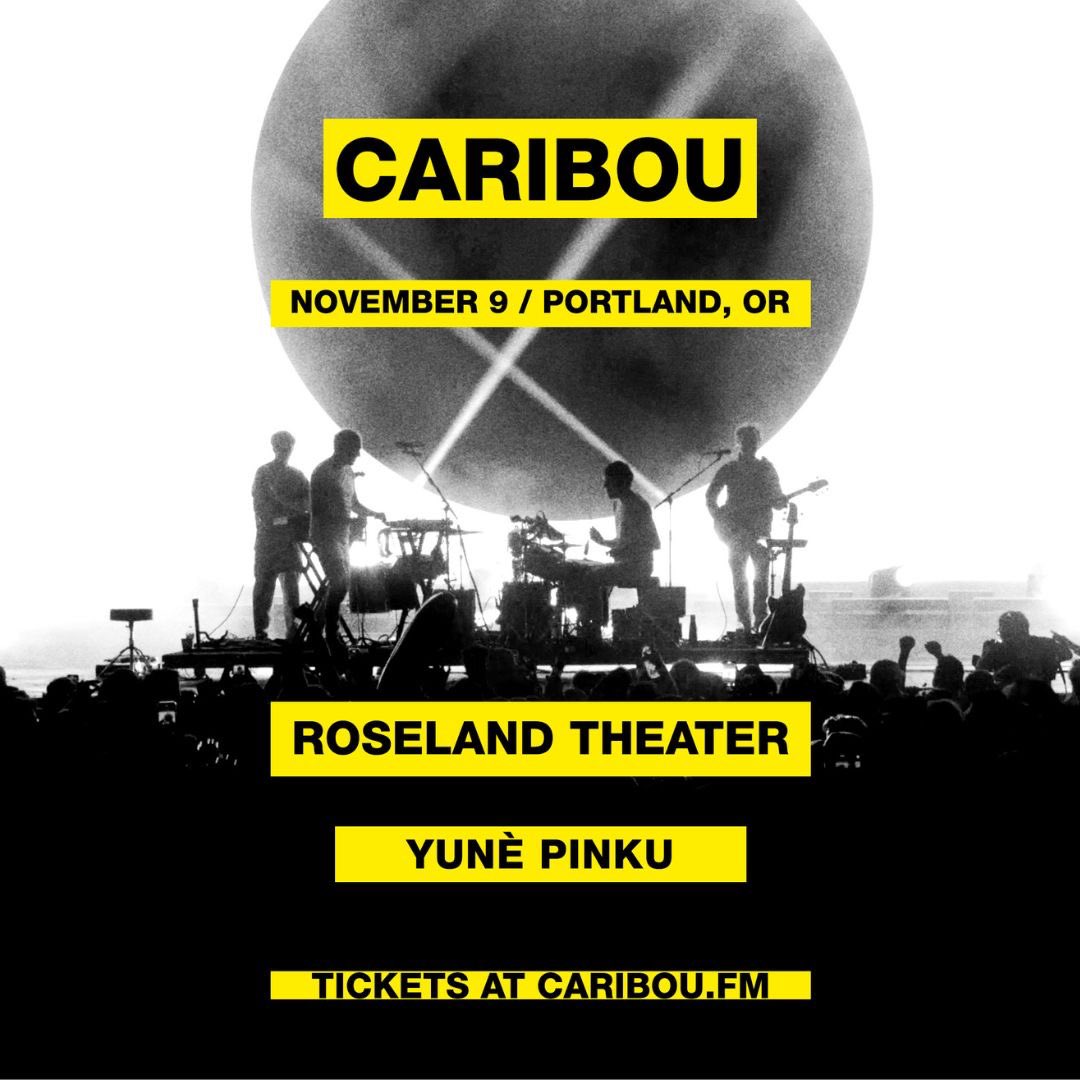 Just announced 📣 Electrifying indie dance music stalwart <a href="/caribouband/">Caribou</a> returns to the Roseland this November with <a href="/yune_pinku/">yunè pinku</a> 🪩 

Local Presale: Thu. 5/30 @ 10am (code = MAMMOTH)
Public On-Sale: Fri. 5/31 @ 10am

🎫: bit.ly/roselandCaribo…
Presented by <a href="/MammothNW/">Mammoth NW</a>