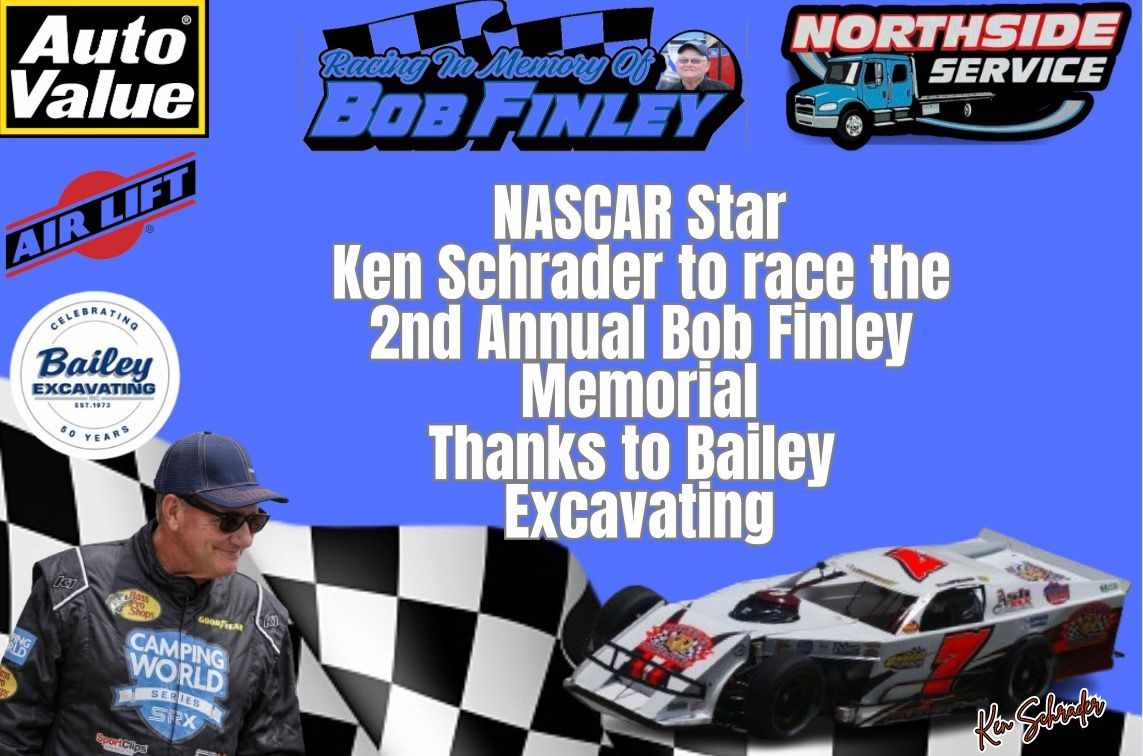 #RTHOutlaws will take part in the richest 💰 event in the 🇺🇸 for the #WedgeBodyWarriors, the 2nd Annual #BobFinleyMemorial on Wed.-6/19 at Owosso Speedway (MI) Also Racing will be the tracks Valley Truck Centers Modifieds division with Special Guest, @NASCAR Legend, Ken Schrader