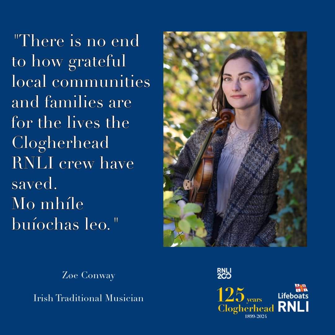 Honoured to be invited to recognise the amazing work of Clogherhead RNLI to mark 125 years 💜 🌊⛵️ 𝗖𝗲𝗹𝗲𝗯𝗿𝗮𝘁𝗶𝗻𝗴 𝗖𝗹𝗼𝗴𝗵𝗲𝗿𝗵𝗲𝗮𝗱 𝗥𝗡𝗟𝗜 𝟭𝟮𝟱 (𝟭𝟴𝟵𝟵-𝟮𝟬𝟮𝟰)