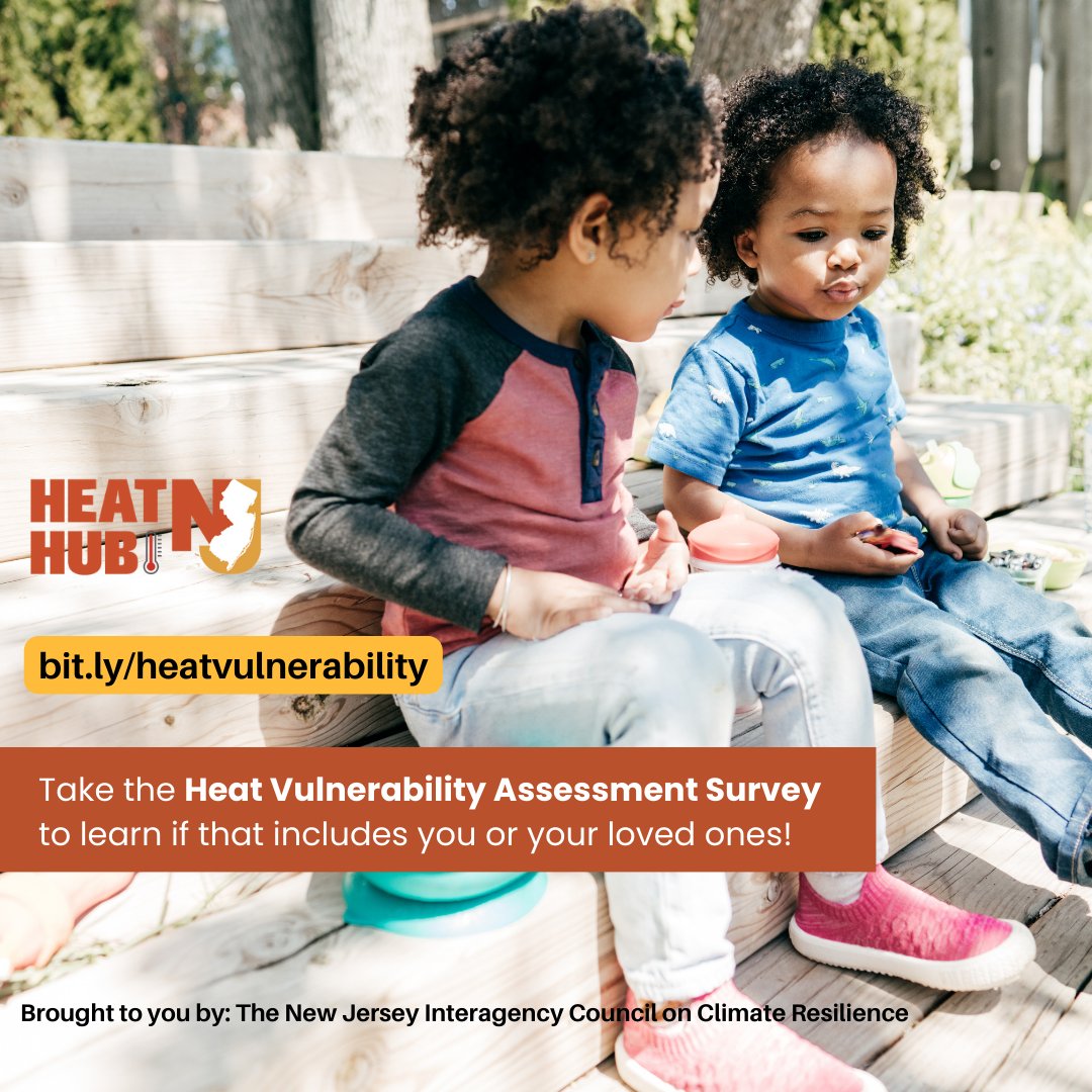 💁Self-awareness is self-preservation! ✏️Take the Heat Vulnerability Assessment survey to find out if that includes you or your loved ones. 👀Check it out at: bit.ly/heatvulnerabil… @NJDeptofHealth