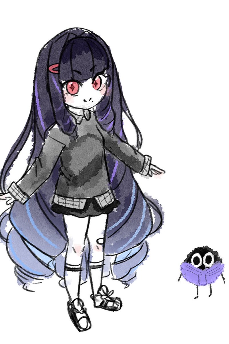 💜 Arisu's Outfit of the Day!! 💜

I wanted to be incognito mode when sneaking out of the castle, hehehe ✨ so I didn't wear a lot of colors and just went monochrome! (also i scrapped my knee and have a scar so i like to cover it) 

wisumites get a cute lil jacket too!!! 💜