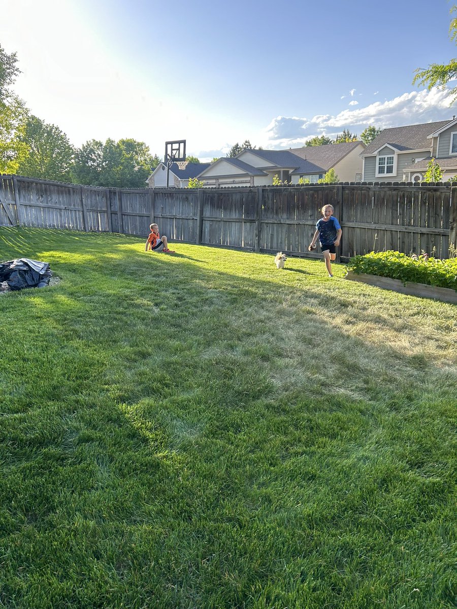 It Takes a Village 🛖 

Every other weekend, My Son stays with his Mom. It’s hard waiting for LJ to come home. 

Neighbor Boys, Dad is no longer at Home. 

They do chores, help in yard, & reward is Pool Time - Pizza - Sprite’s!
#ManRaisingMen
#DoYourJob
#PurposeDriven