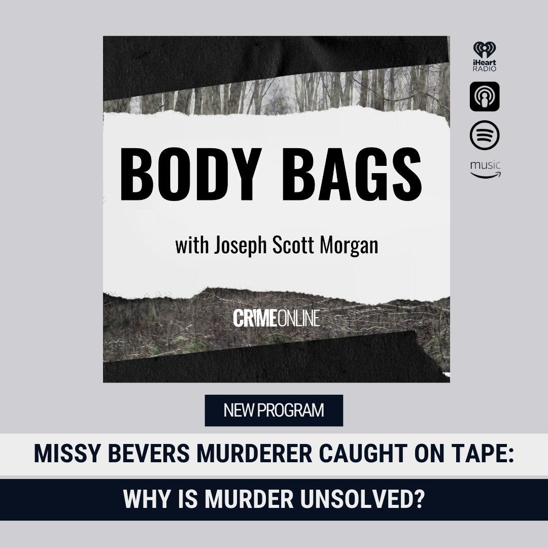 UNSOLVED: Who killed #MissyBevers? @JoScottForensic delves into the weapons used, and Dave Mack explores the suspects, including the main one caught on camera in a police SWAT kit. Listen: apple.co/3WYIDDM
