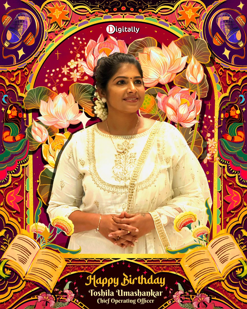 The Woman has turned dreams into reality with unwavering determination! Wishing our beloved COO - Toshila Umashankar, a very Happy Birthday ❤️🥳🎤🎉🎊 @ToshiTalks #HappyBirthdayToshilaUmashankar #HBDToshilaUmashankar #ToshilaUmashankar #Toshila #COO #ChiefOperatingOfficer