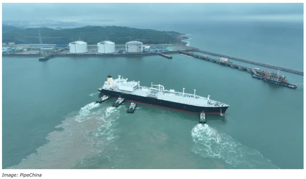 World #LNG News • PipeChina’s Zhangzhou terminal gets first LNG (from Australia): ow.ly/jN1W50RXa58 • Indian LNG importer expects a 15% rise in imports this year: ow.ly/zVmh50RXa56 • French and Dutch terminals top destinations for US LNG: ow.ly/jAV650RXa57