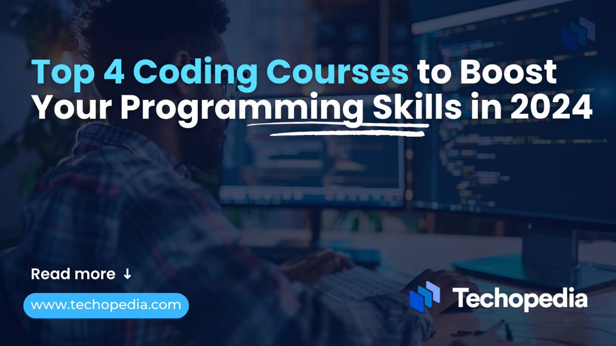 In this article, we’ve gathered four of the best free and paid coding courses you can take. Learn more: i.mtr.cool/xifrmurxhl #ProgrammingSkills