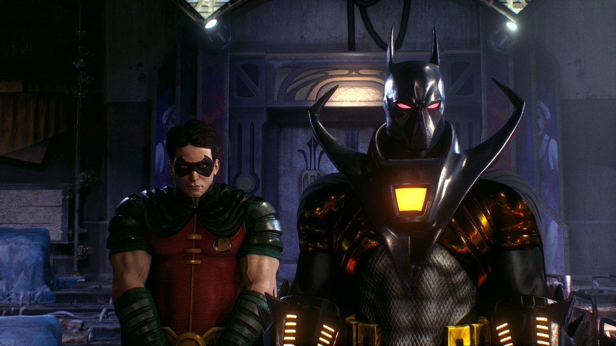 Thanks to the power of mods, thread of Post-Crisis Batman & Robin Evolution in Arkham Knight.